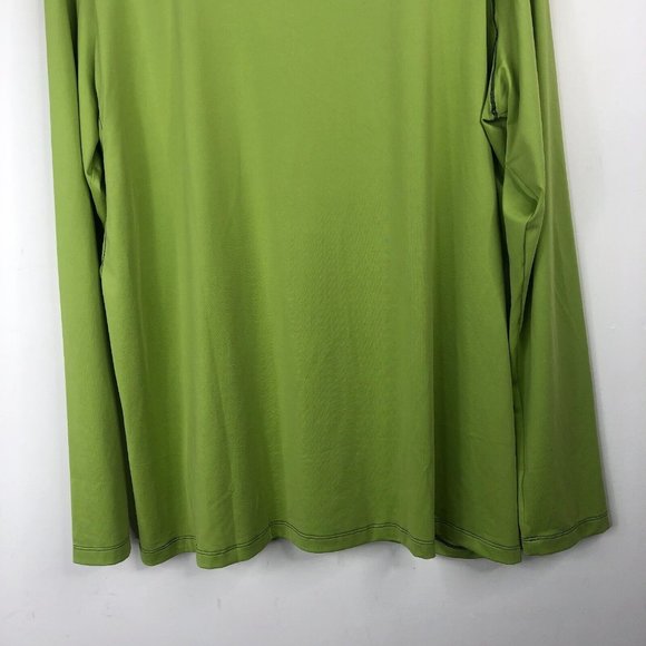 Duluth Trading Co UPF 50 Menn's SzXL Green Shunburn Long Sleeve Crew Neck Shirt - Picture 9 of 12